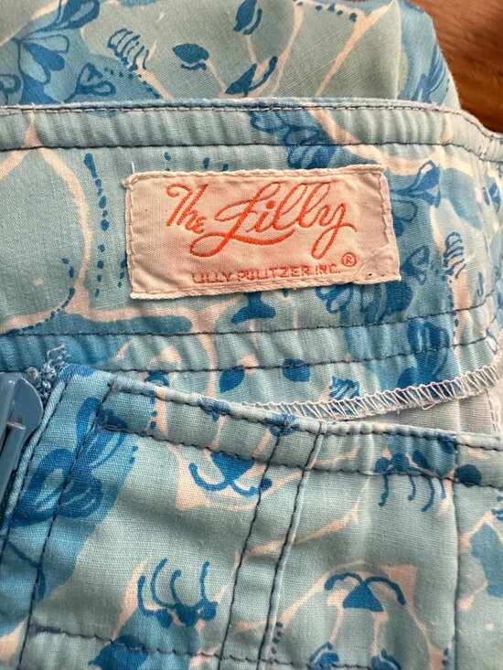 Vintage 1970s Lilly Pulitzer orange label printed pants - Picture 5 of 11